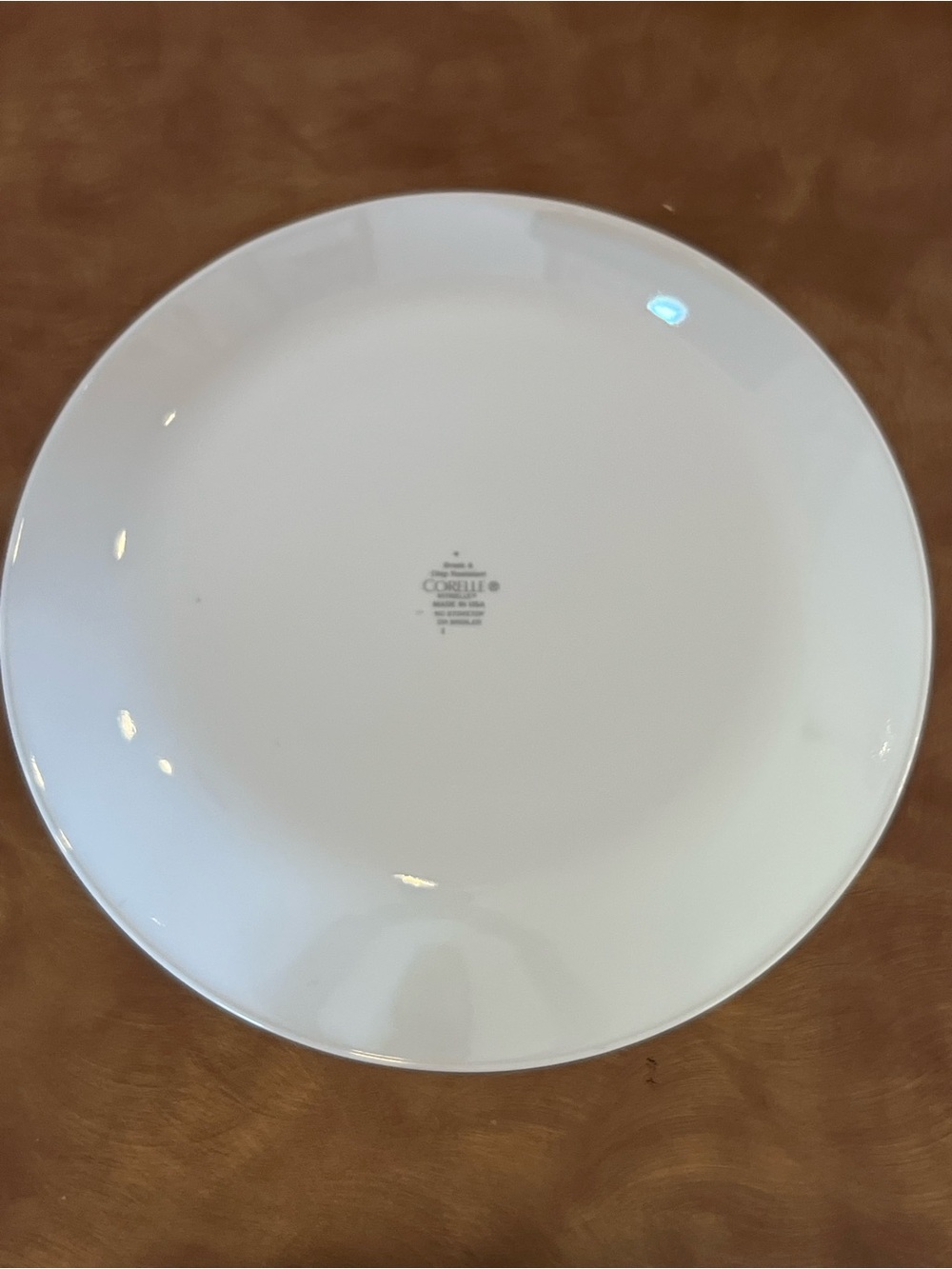 Corelle white Dinner Plate 10.3 inches ; Set of 8 -Great Condition - Picture 5 of 6